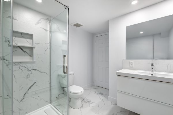 Basement Bathroom Construction in Clayton